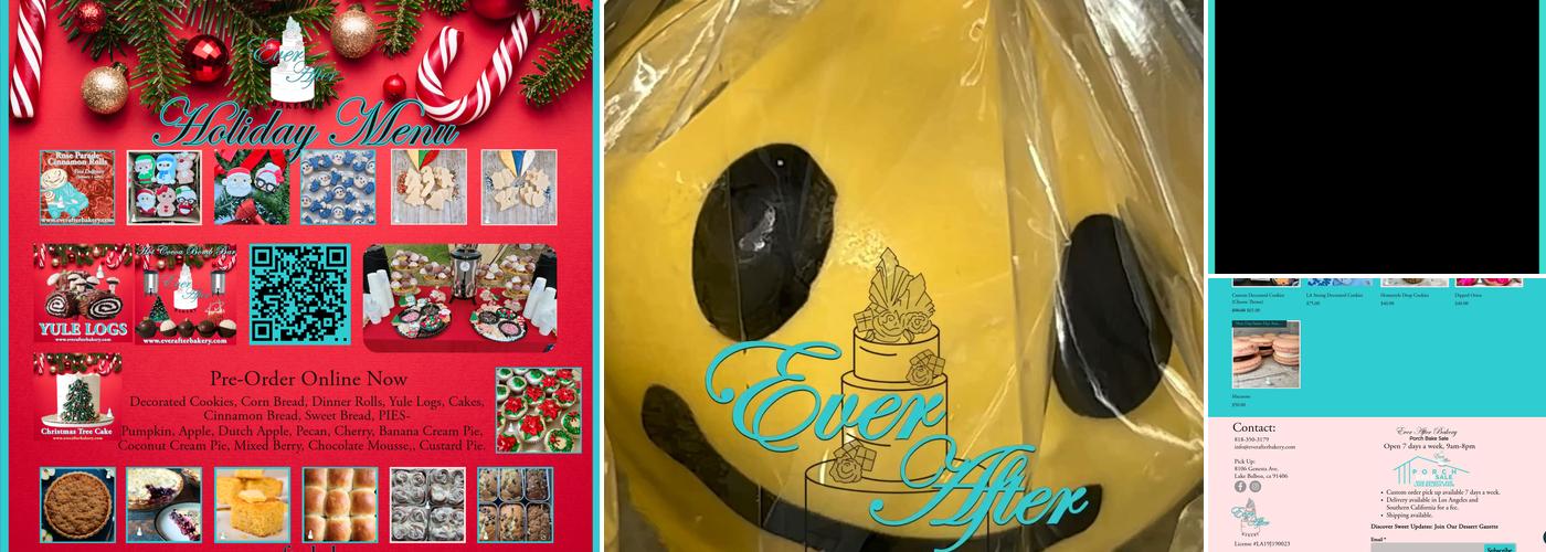 Ever After Bakery Menu