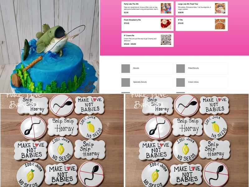 Pure Love Bakery Menu