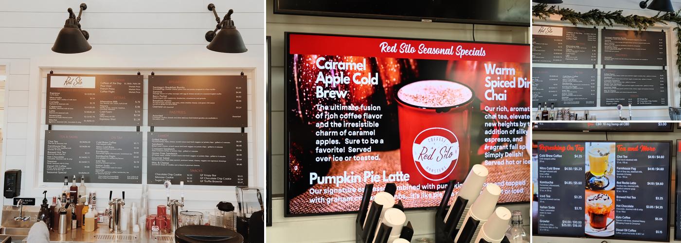 Red Silo Coffee Roasters Menu