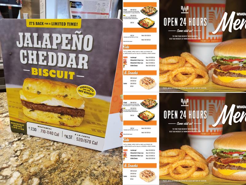 Whataburger Menu