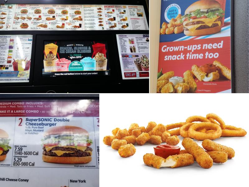 Sonic Drive-In Menu