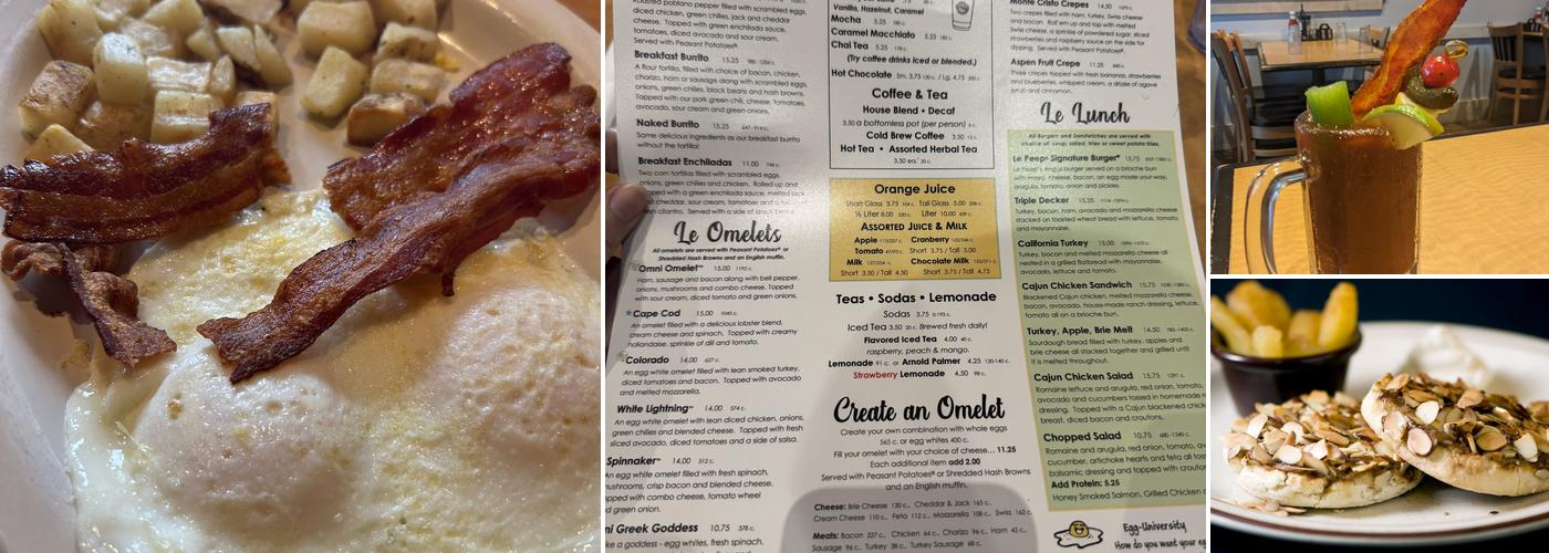 Le Peep Menu