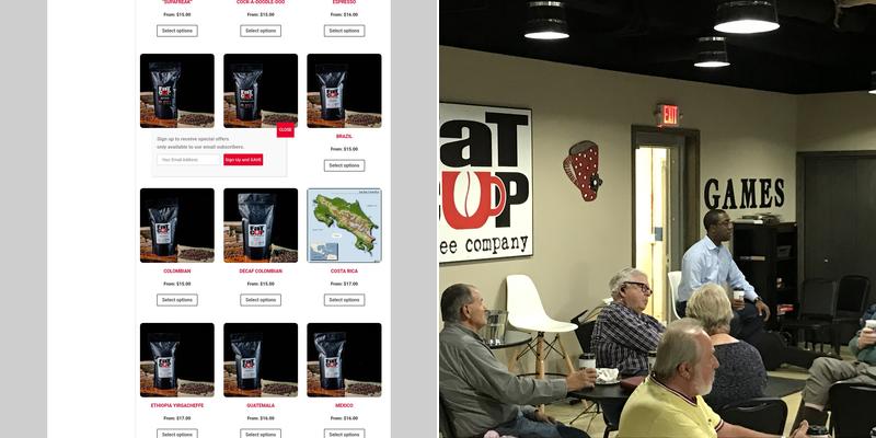 Fat Cup Coffee Company Menu