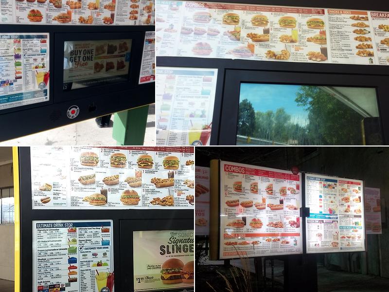 Sonic Drive-In Menu