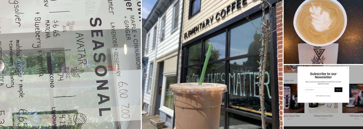 Elementary Coffee Co. Menu