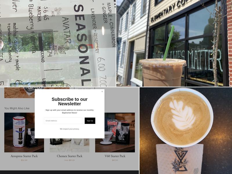 Elementary Coffee Co. Menu