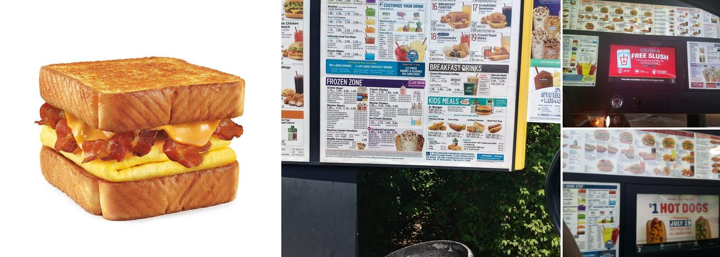 Sonic Drive-In Menu