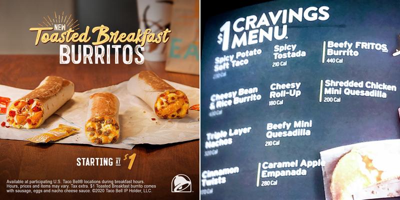 Taco Bell Menu
