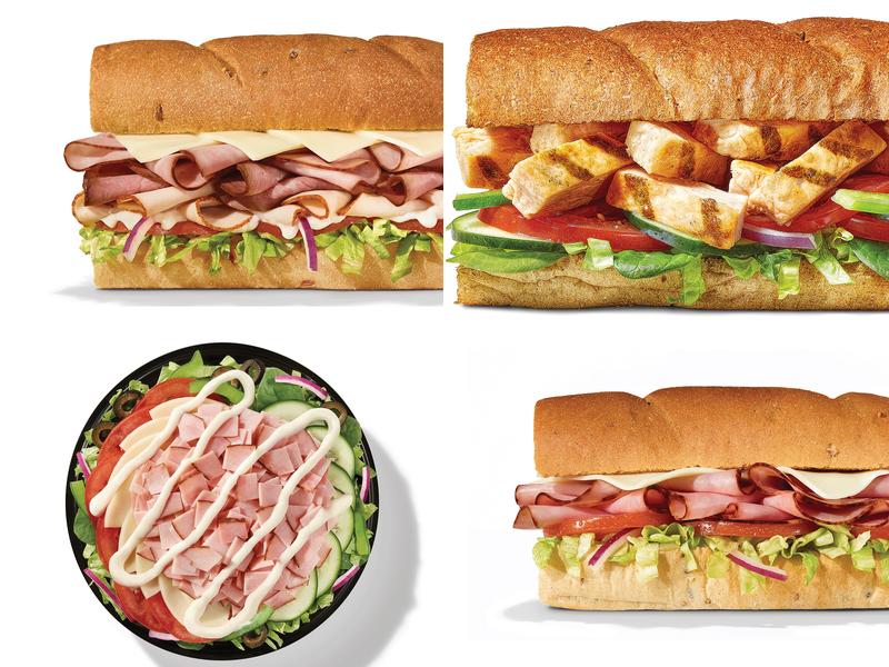 Subway Menu