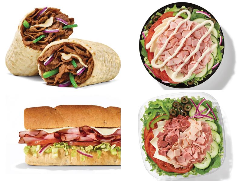 Subway Menu