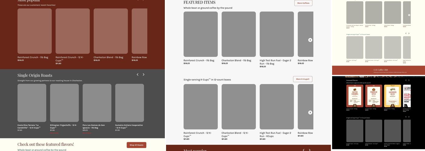 Charleston Coffee Exchange Menu