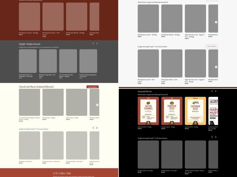 Charleston Coffee Exchange Menu