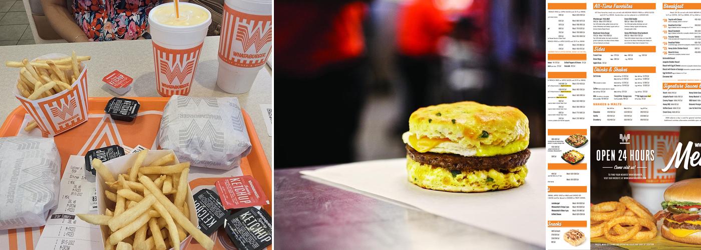 Whataburger Menu