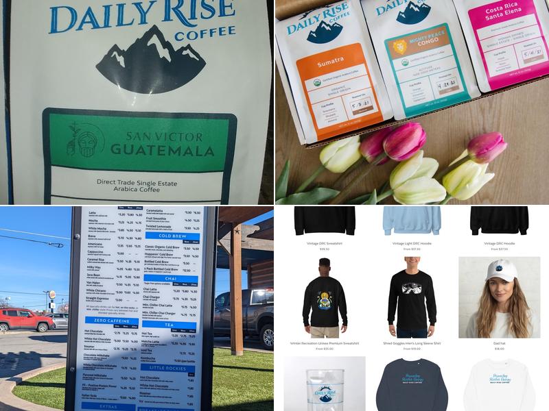 Daily Rise Coffee Roasters Menu