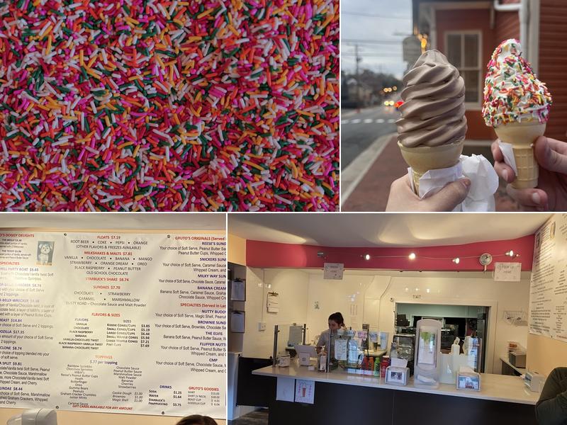 Gruto's Soft Serve Menu