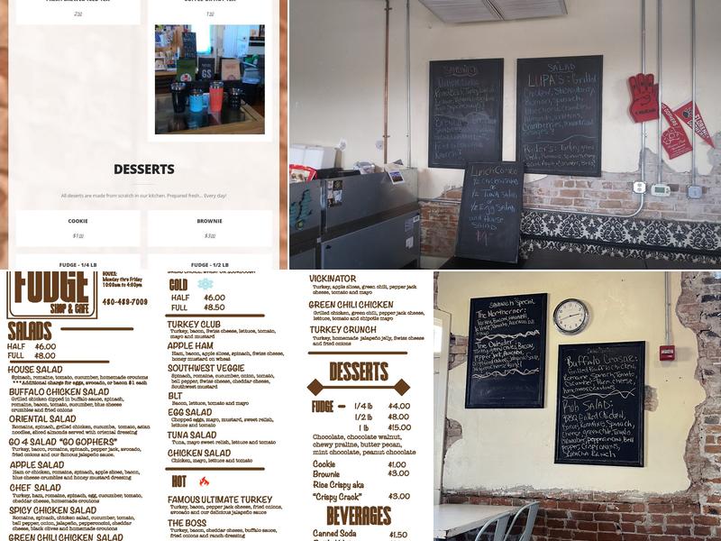 Florence Fudge Shop & Cafe Menu