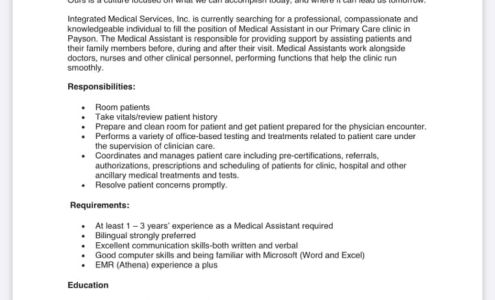 Integrated Medical Services - Primary Care