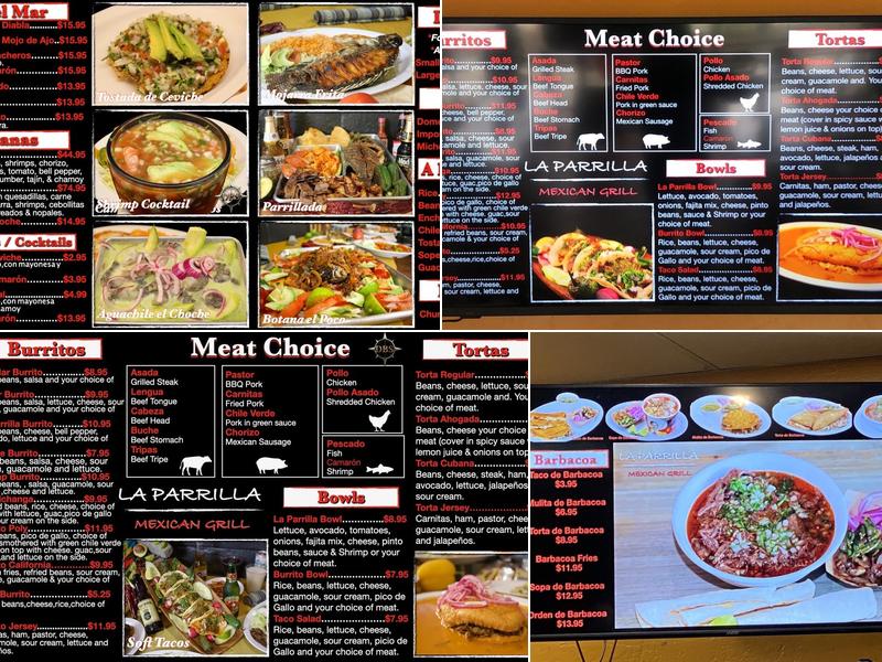 La Parrilla Taqueria Menu