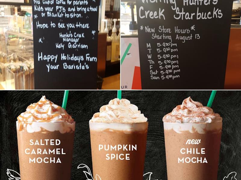 Starbucks Menu