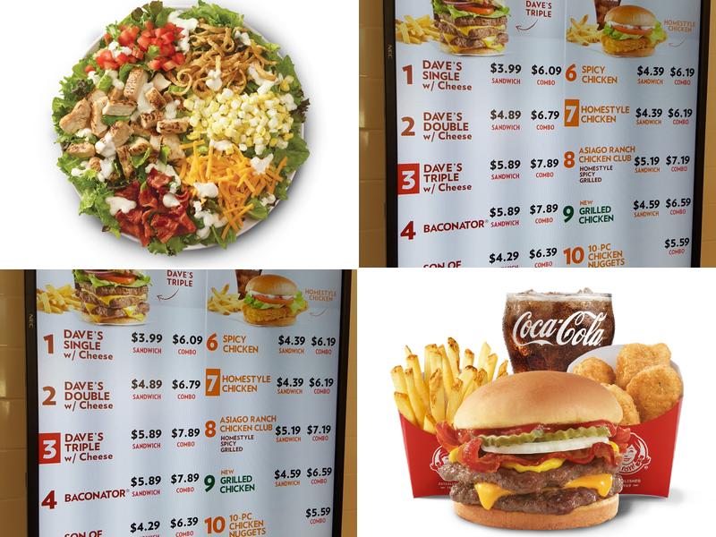 Wendy's Menu