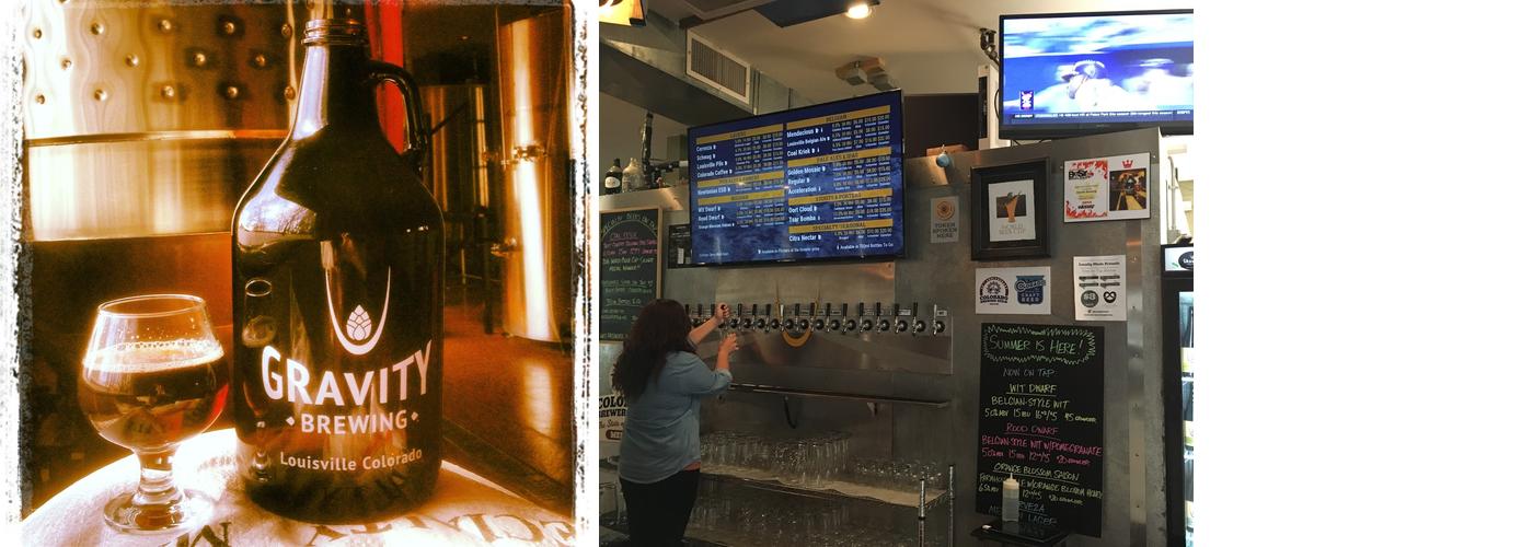 Gravity Brewing Menu