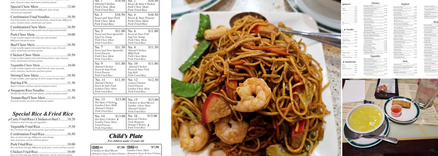 Bamboo Gardens Menu