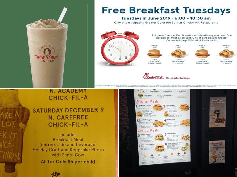 Chick-fil-A Menu