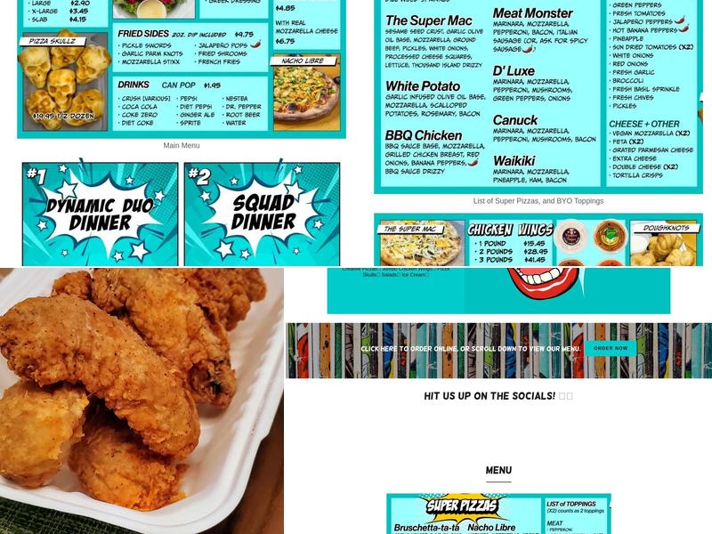 POWER PIZZA Menu