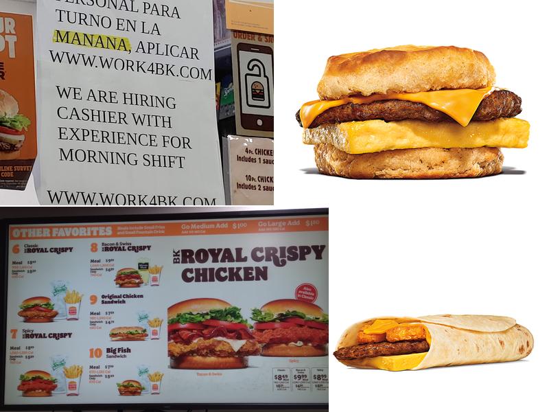 Burger King Menu