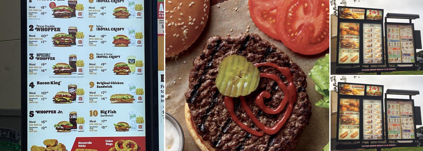 Burger King Menu