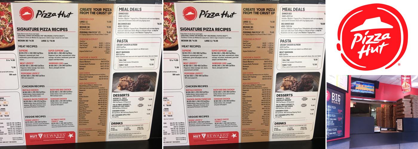 Pizza Hut Menu