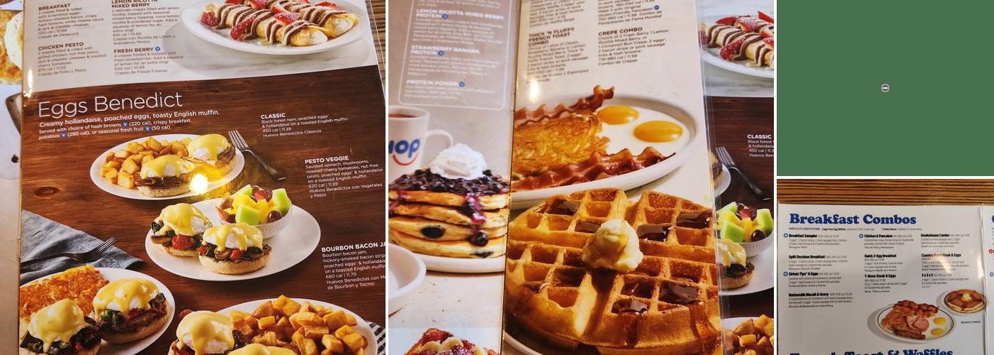 IHOP Menu