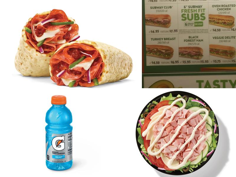 Subway Menu