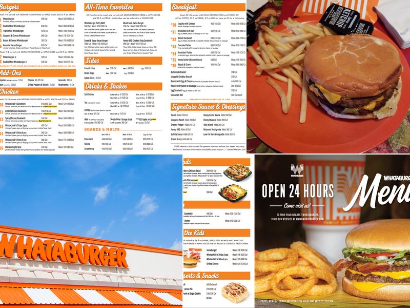Whataburger Menu