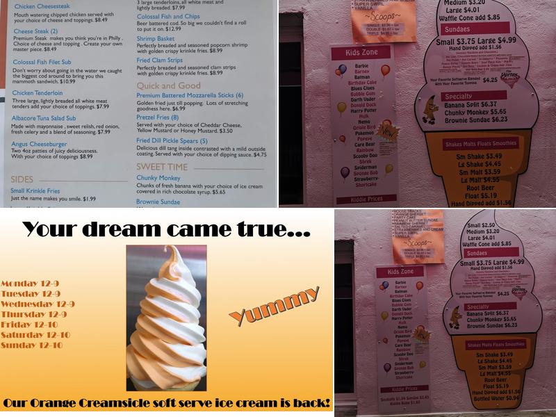 The Big Chill & Grill Menu