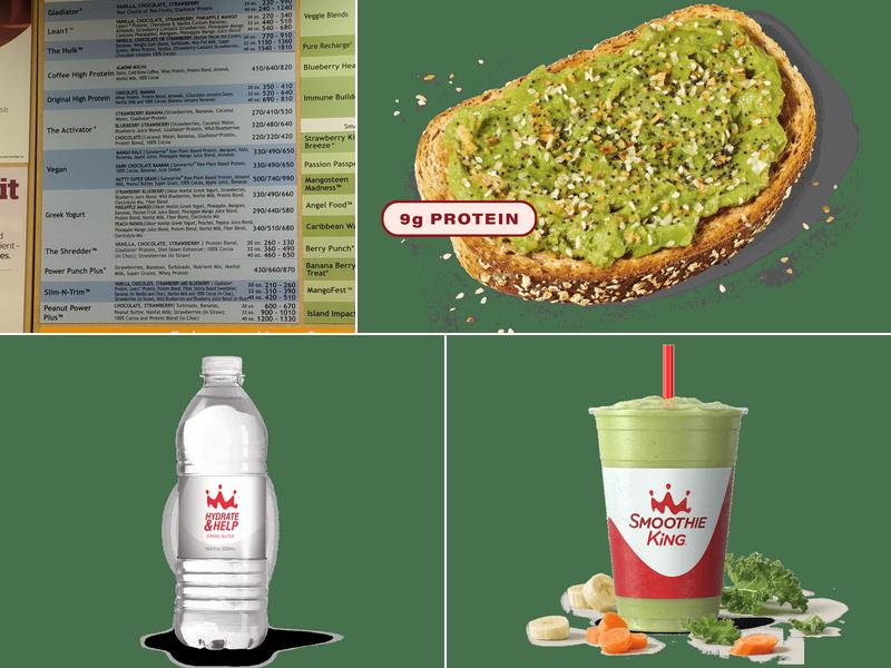 Smoothie King Menu