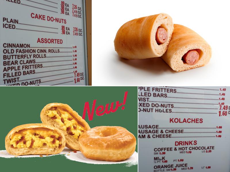 Shipley Do-Nuts Menu