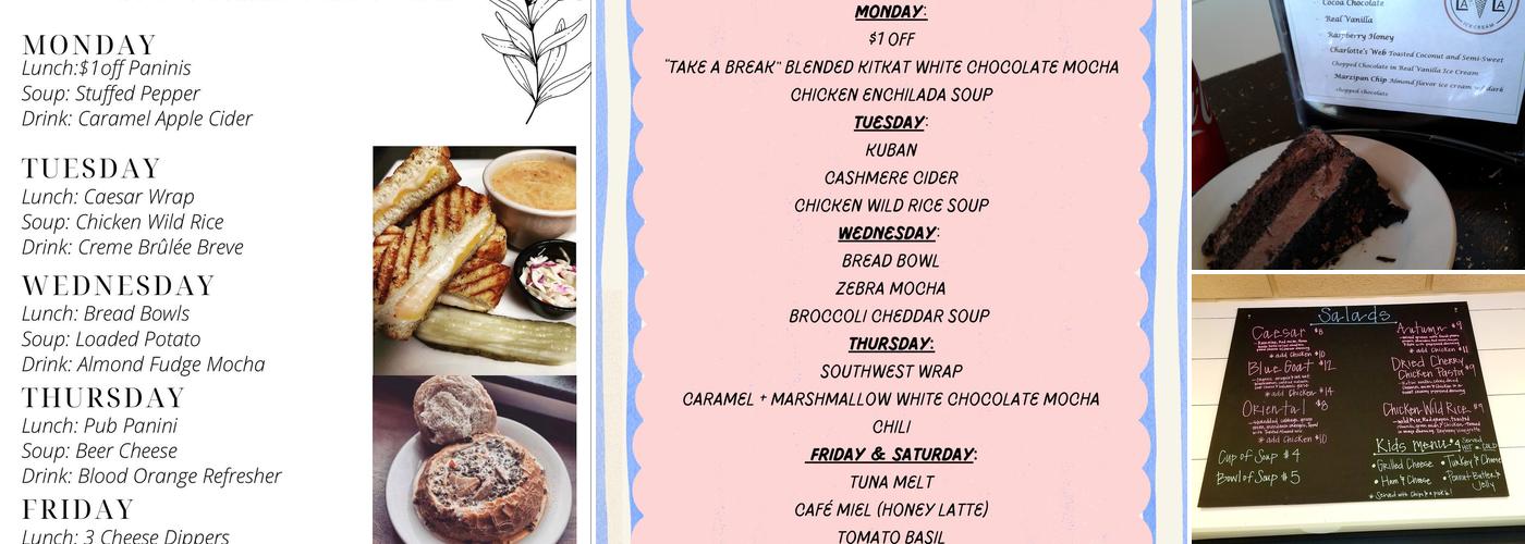 Middle Fork Cafe Menu