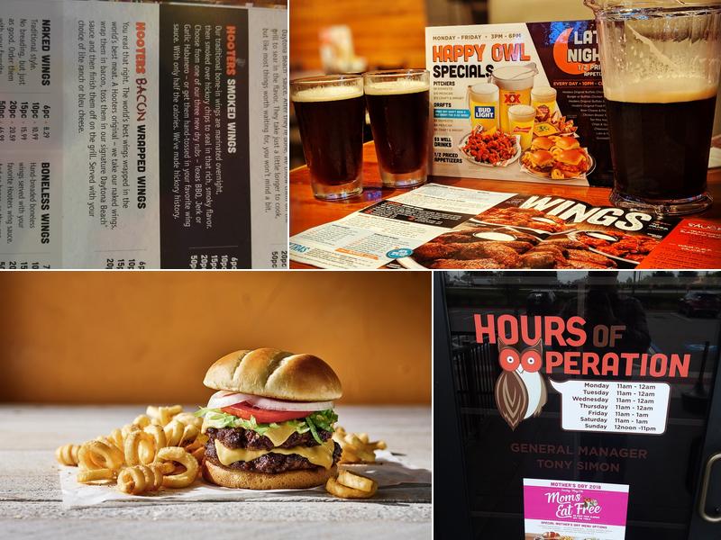 Hooters Menu