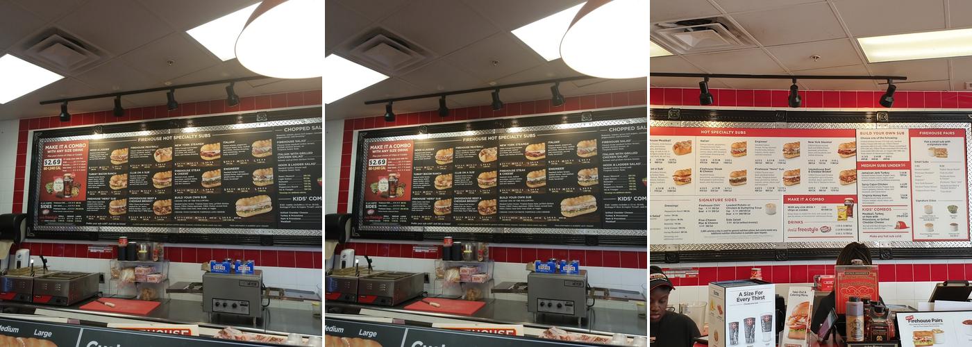 Firehouse Subs Lake Buena Vista Menu