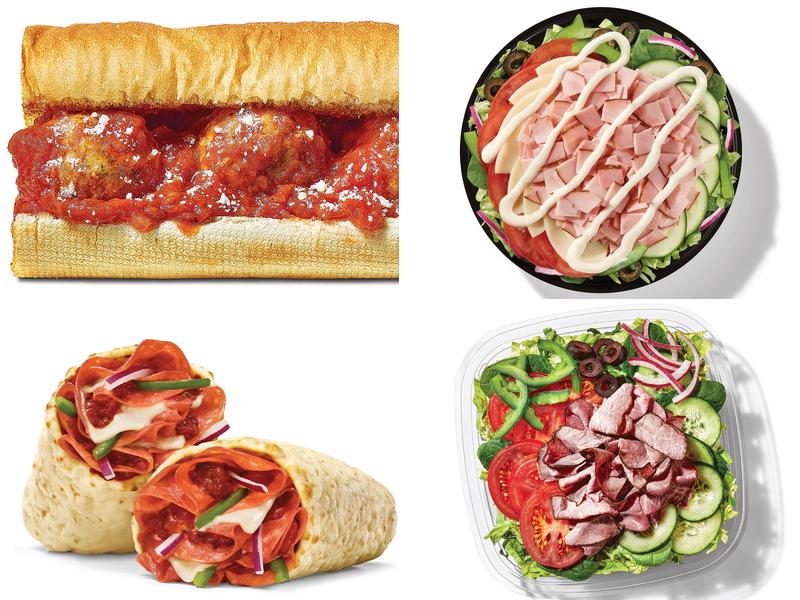 Subway Menu