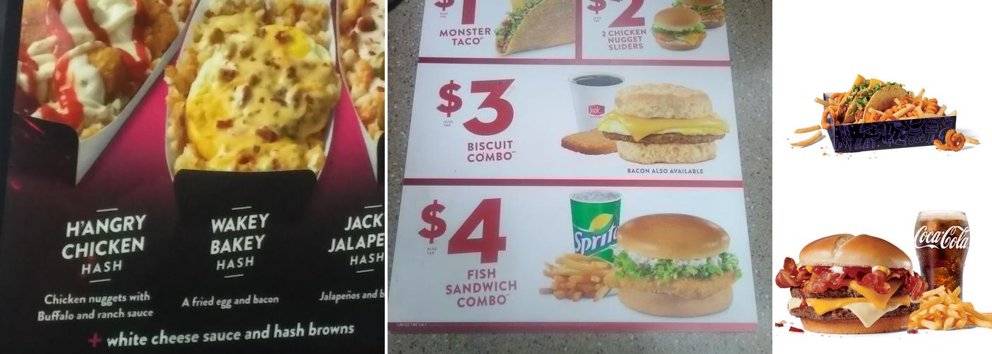 Jack in the Box Menu