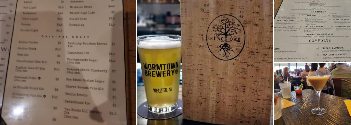 Black Oak Kitchen & Drinks Menu