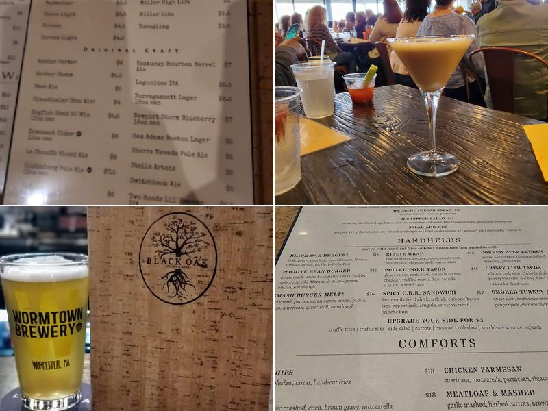 Black Oak Kitchen & Drinks Menu