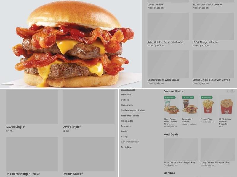 Wendy's Menu