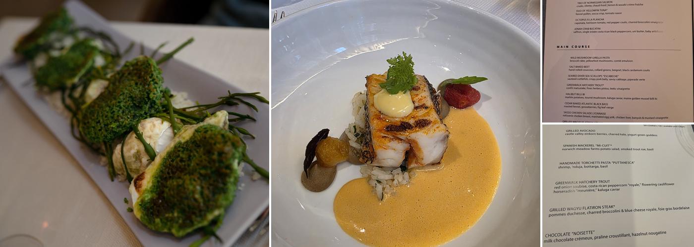 Le Pavillon Menu