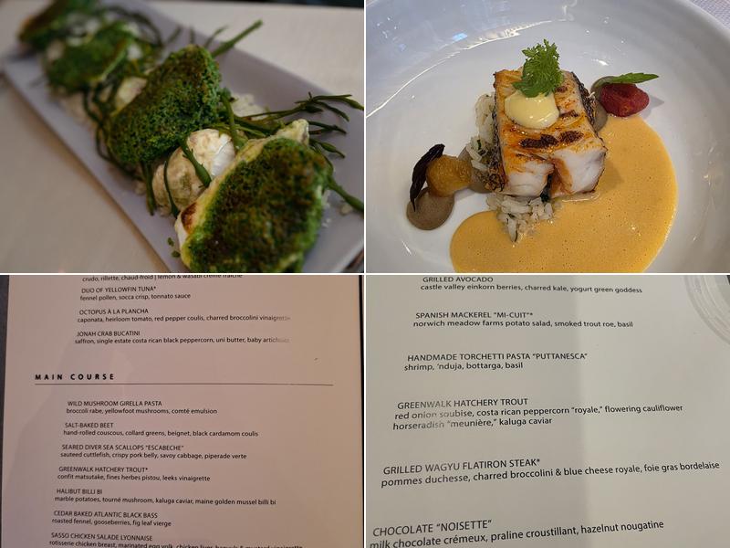 Le Pavillon Menu