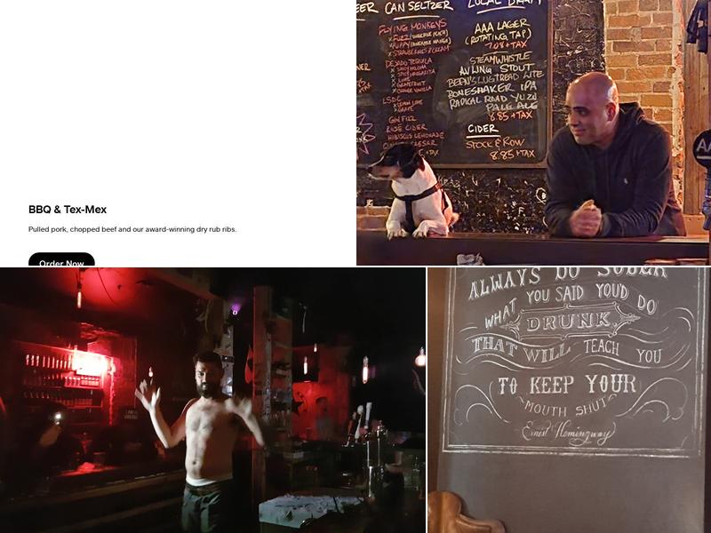 AAA Bar Menu