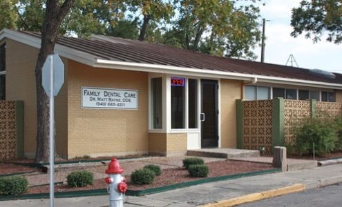 Family Dental Care-Dr. Matthew Bayne 112 N Denton St, Gainesville Texas 76240