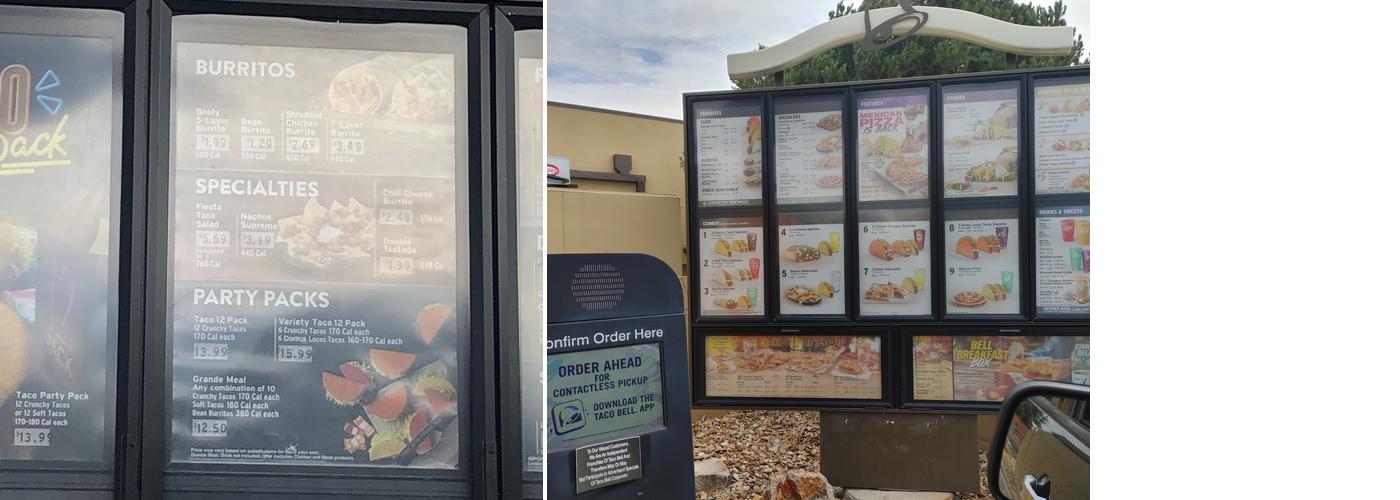 Taco Bell Menu